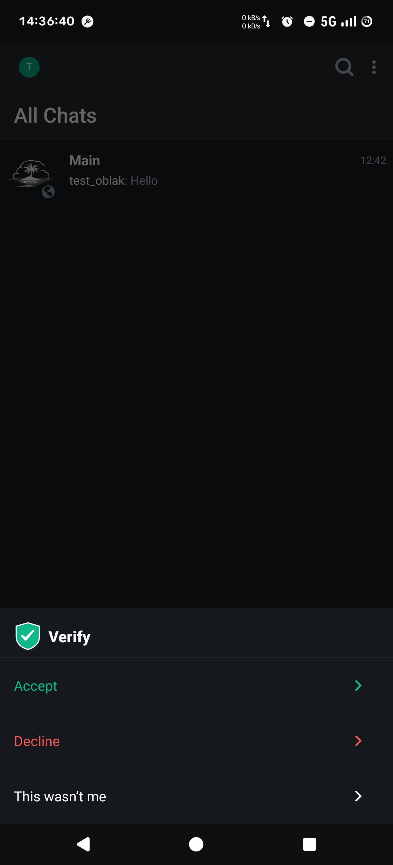 accept